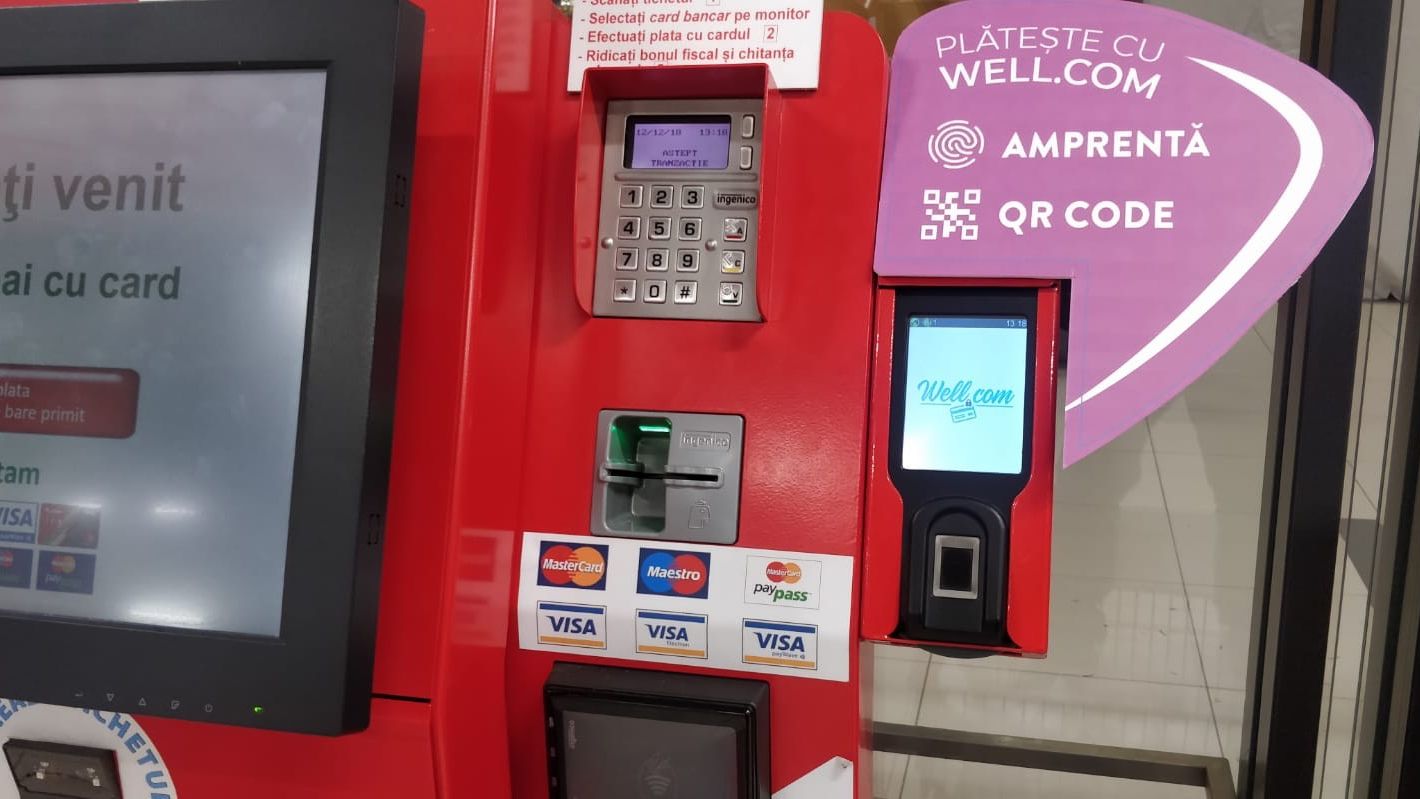Auchan Romania si Oney Bank au lansat Well.com, primul sistem de plata biometric implementat de un comerciant in Romania
