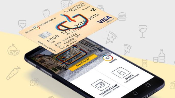 Banca Transilvania integreaza si cardurile de masa in aplicatia BT Pay