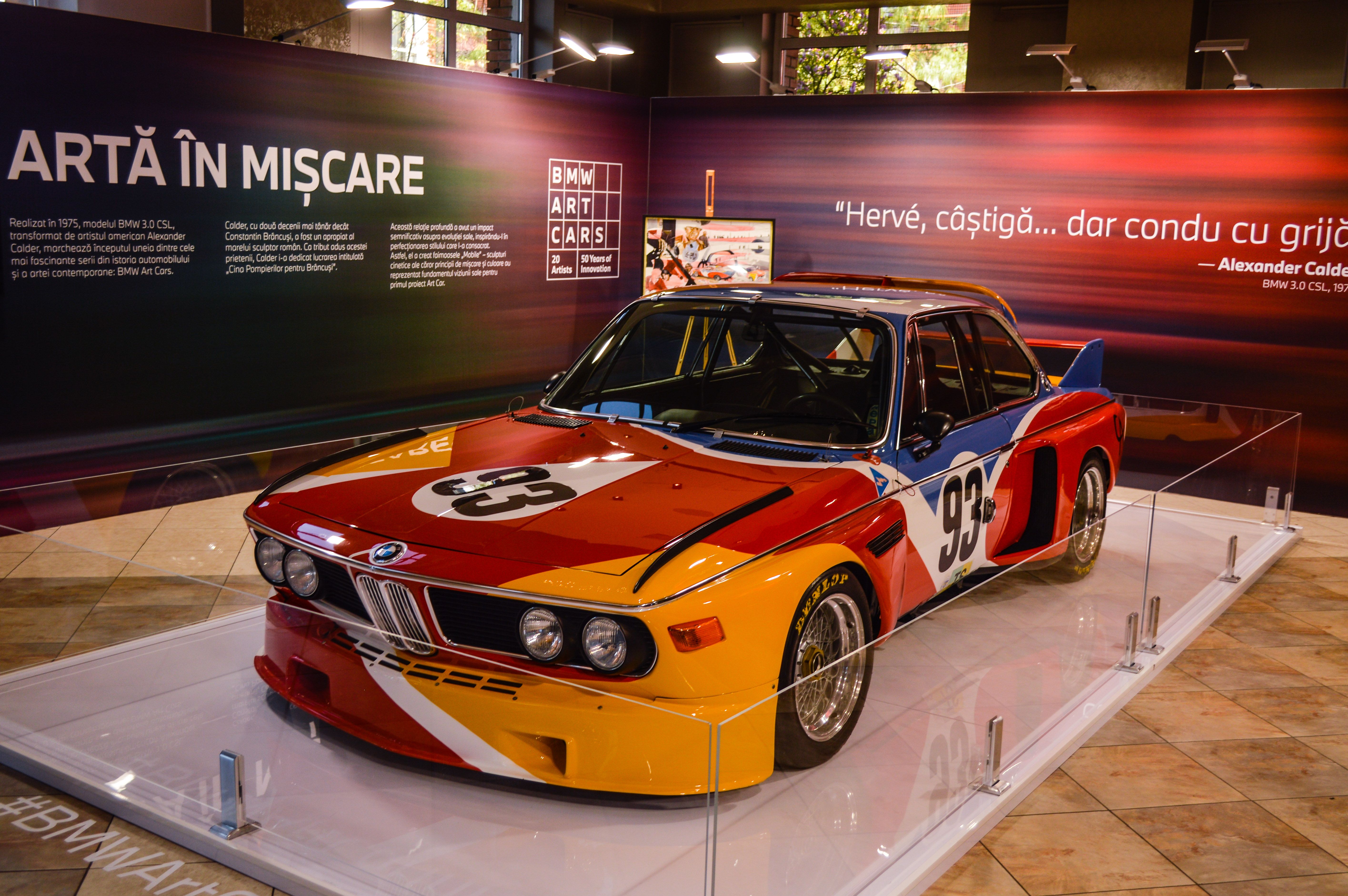 FOTO | Primul BMW Art Car, în România. Unde este expus BMW-ul 3.0 CSL pictat de Alexander Calder - Poza 4