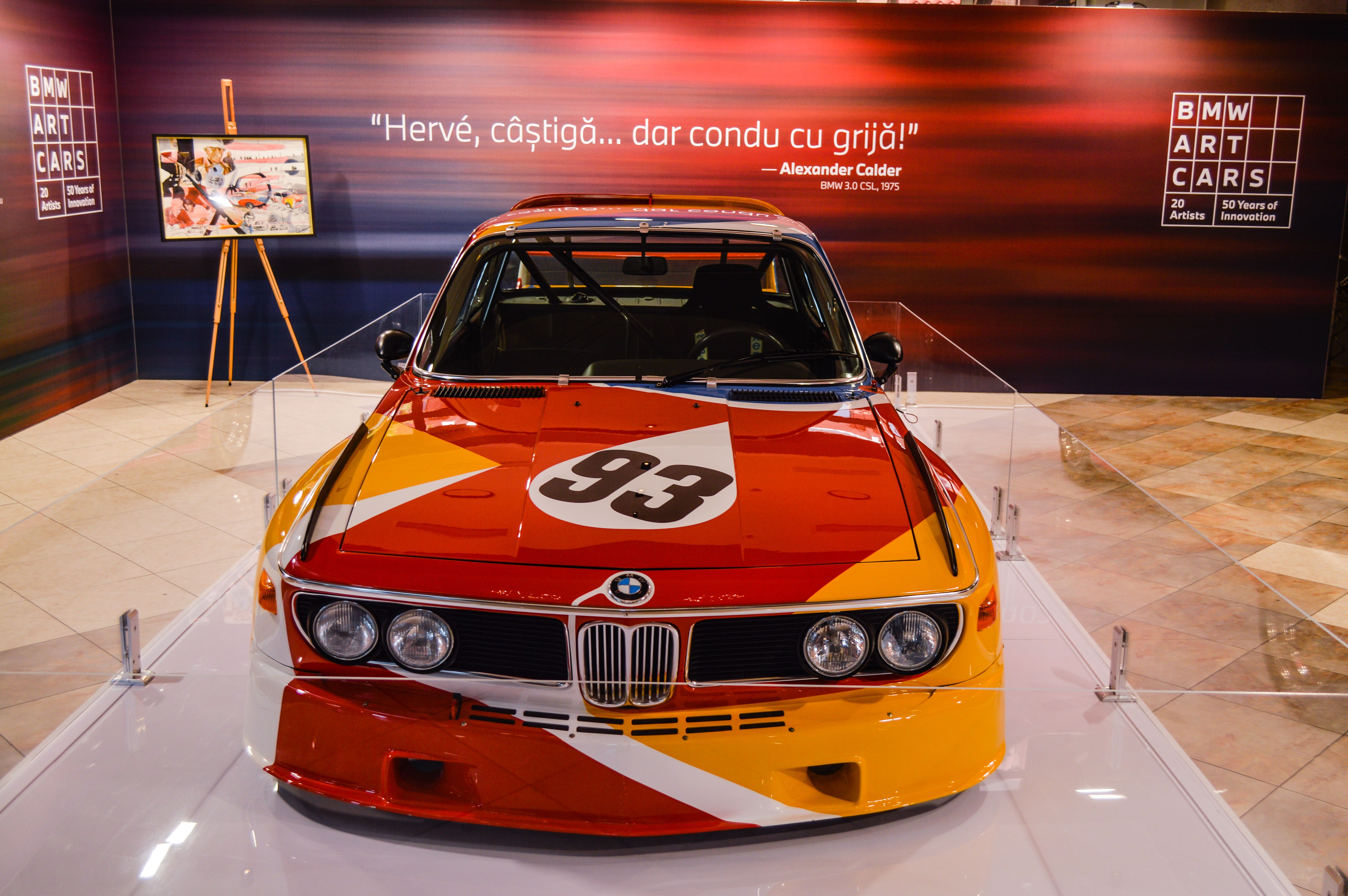 FOTO | Primul BMW Art Car, în România. Unde este expus BMW-ul 3.0 CSL pictat de Alexander Calder - Poza 9