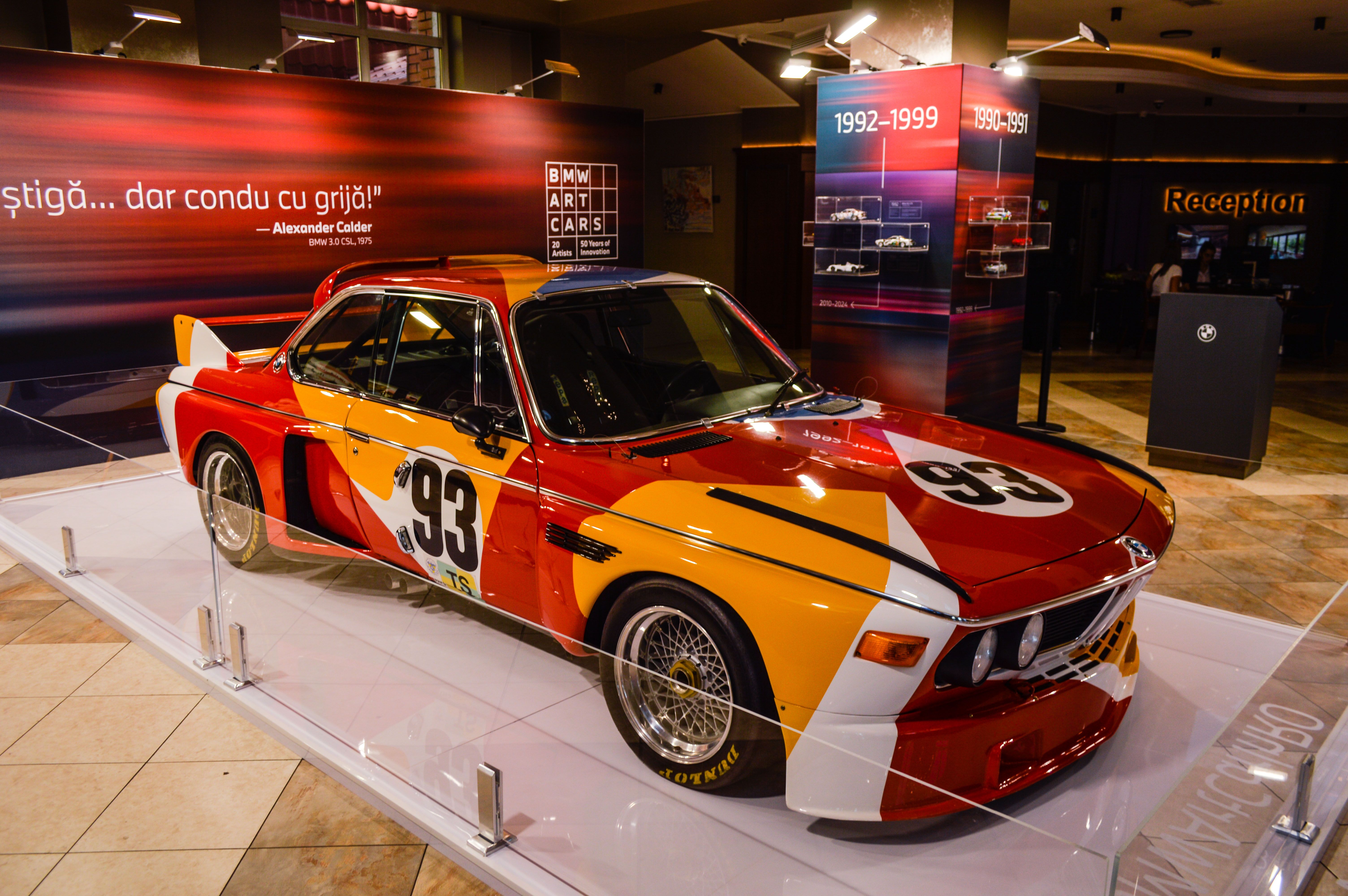 FOTO | Primul BMW Art Car, în România. Unde este expus BMW-ul 3.0 CSL pictat de Alexander Calder - Poza 1
