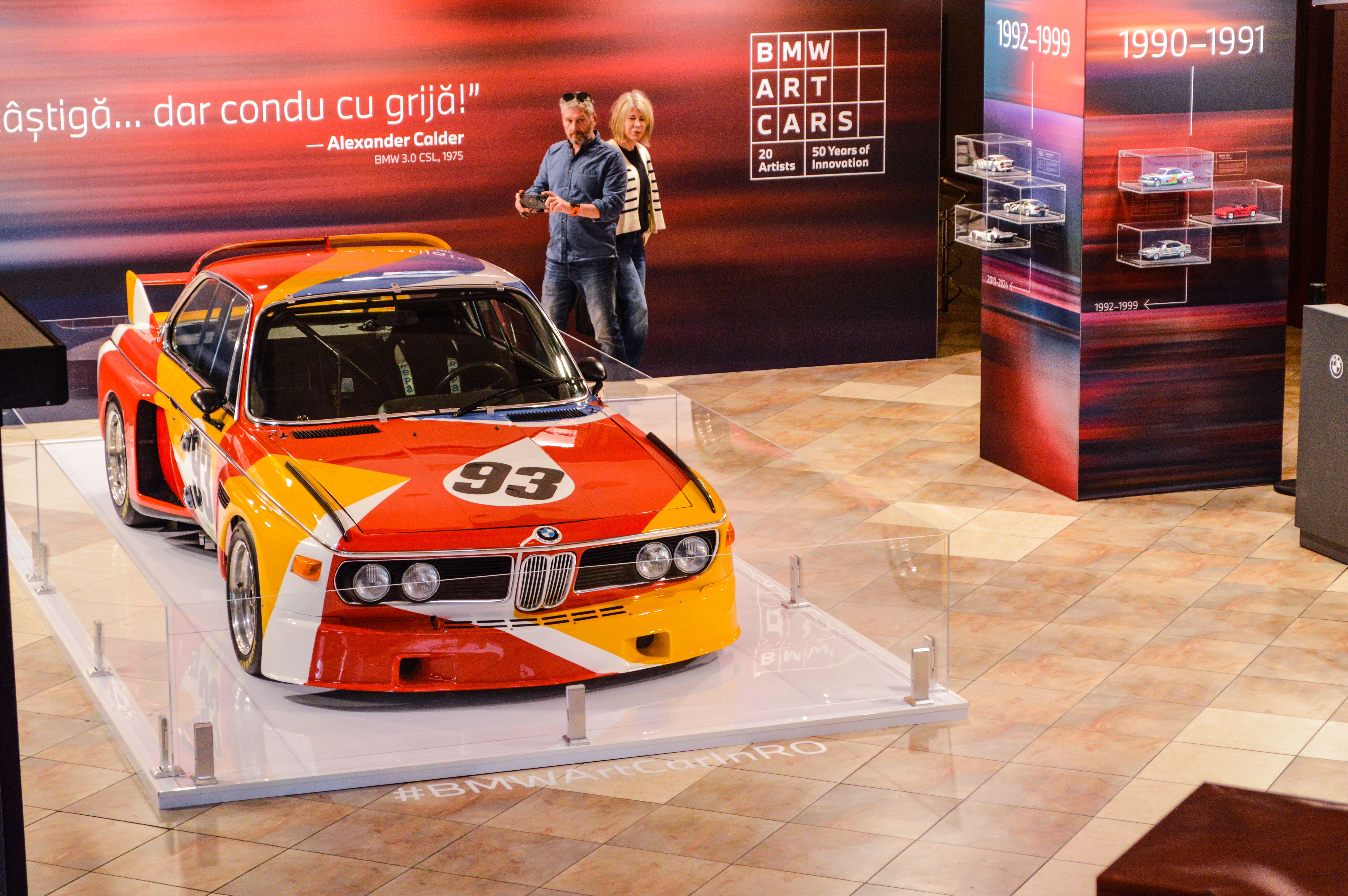 FOTO | Primul BMW Art Car, în România. Unde este expus BMW-ul 3.0 CSL pictat de Alexander Calder - Poza 8