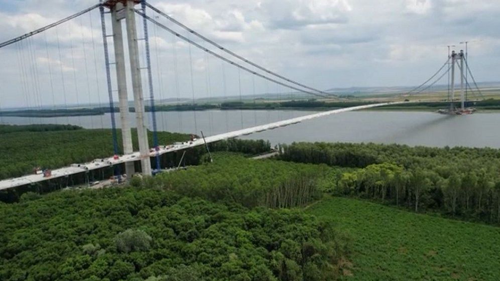 [GALERIE FOTO] Podul de la Brăila, în imagini și cifre. Cum arată ”Golden Gate-ul României”