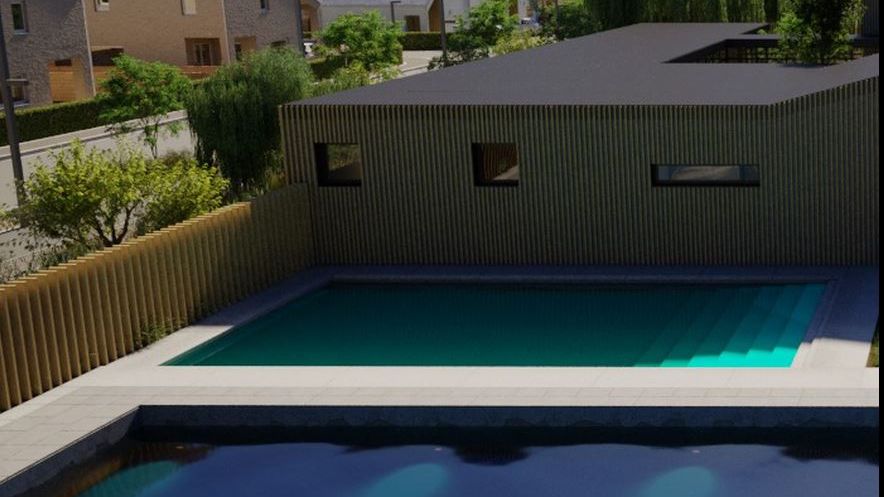 Cât costă o casă nouă cu acces la piscină lângă București?
