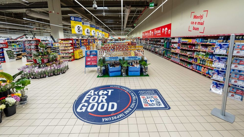 O nouă mutare făcută de Carrefour după preluarea Cora: inaugurarea făcută recent