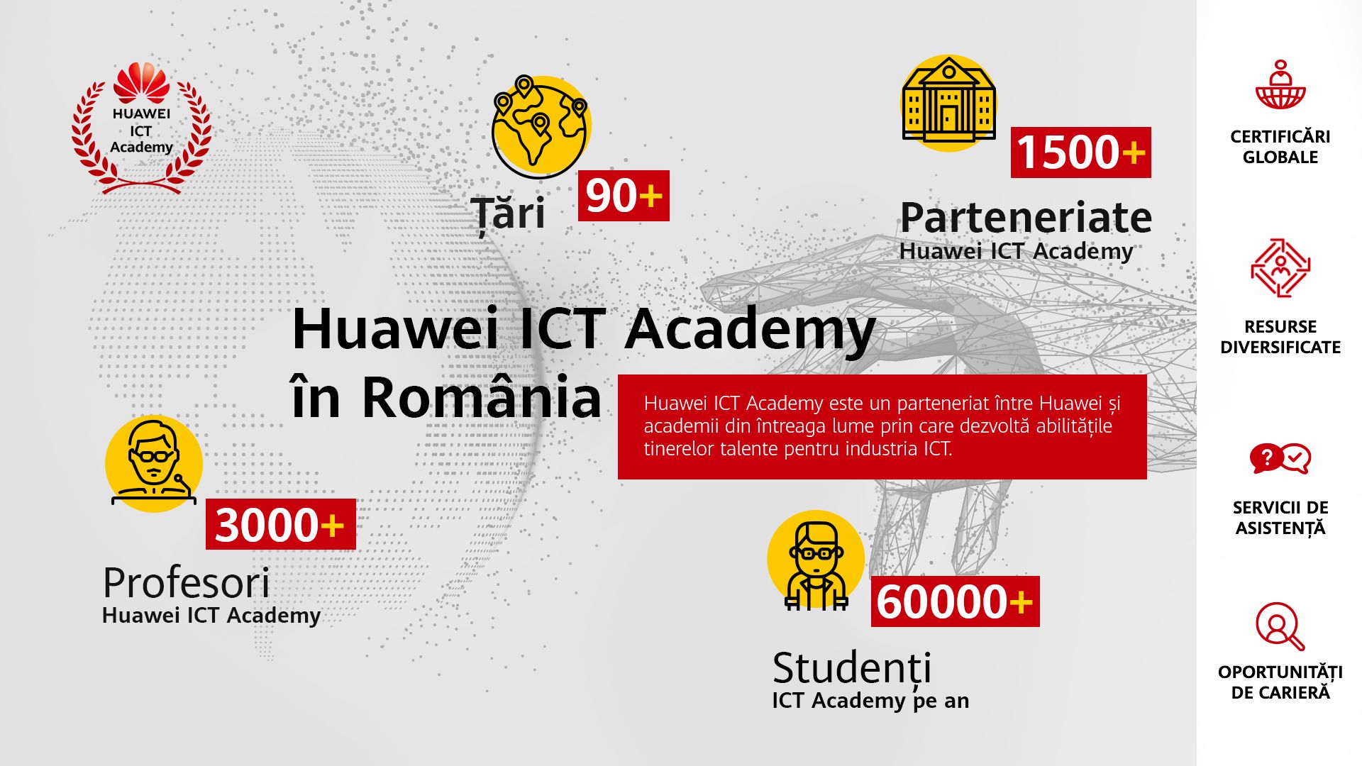Huawei aduce programul ICT Academy în România, pentru studenții pasionați de tehnologie (P)