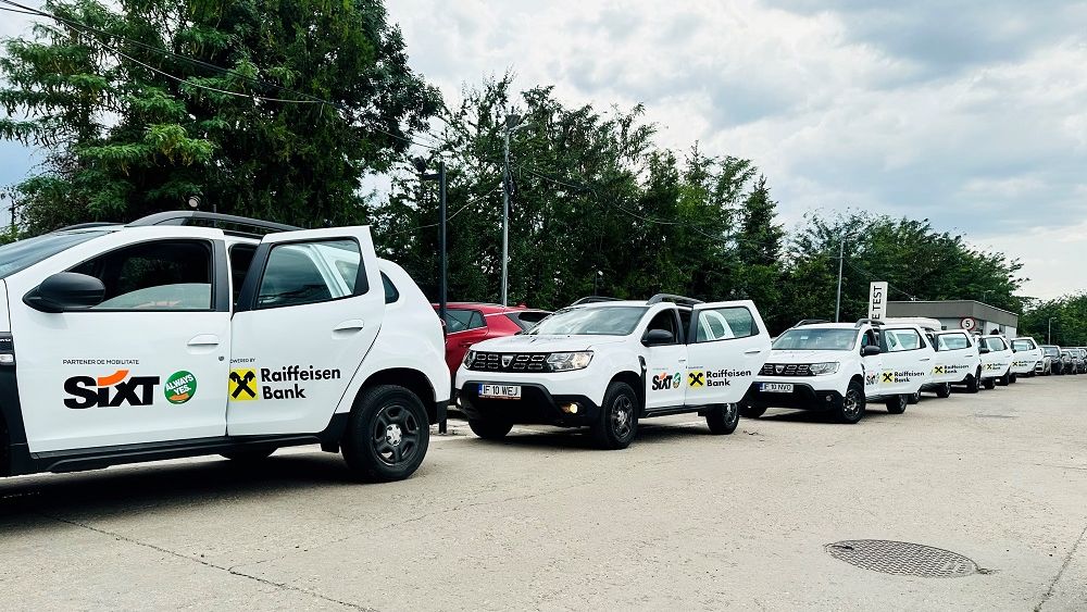 Grupul Raiffeisen a încheiat un parteneriat cu SIXT Group România, pentru servicii de mobilitate