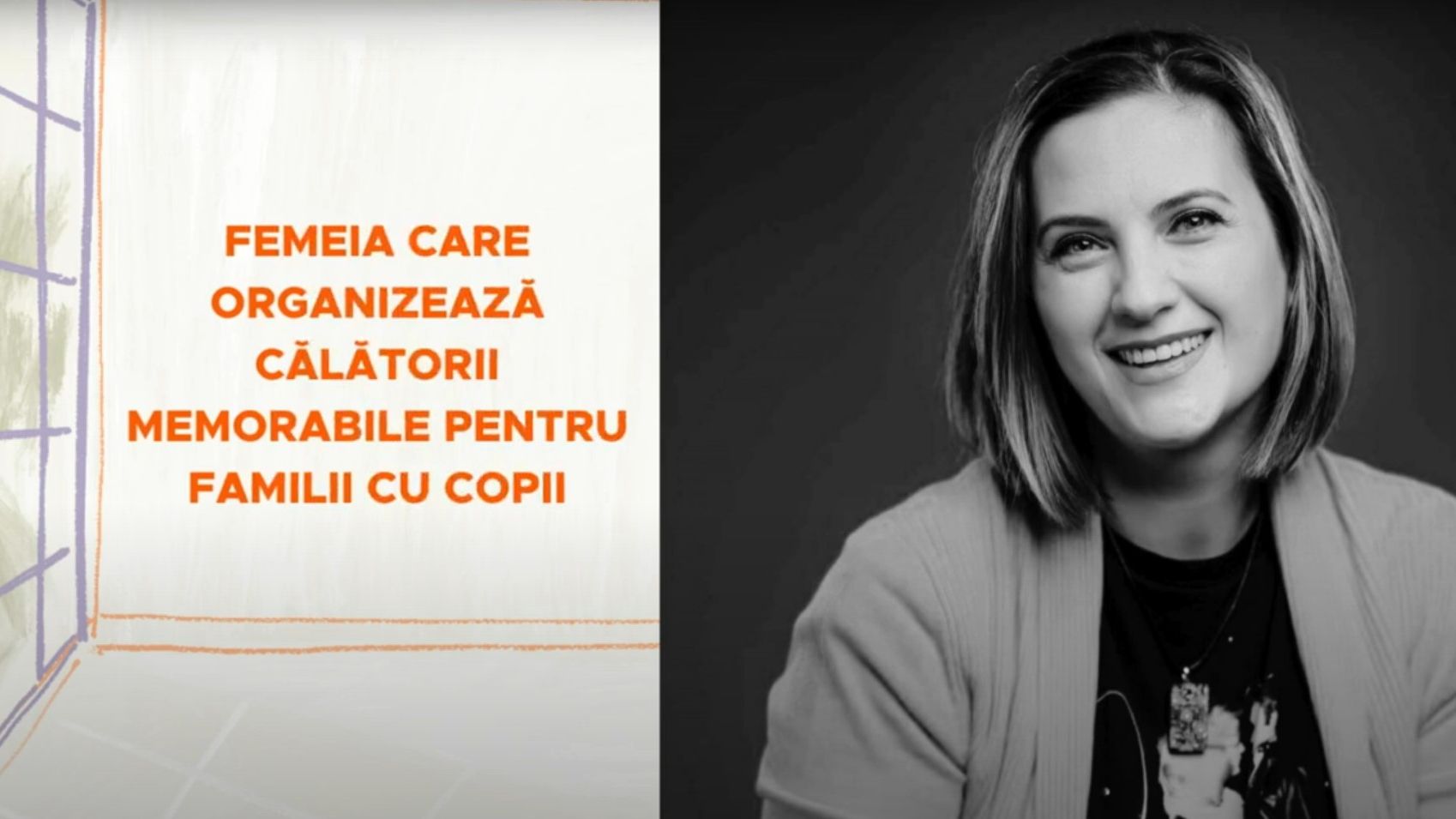 Femeia care organizează călătorii memorabile pentru familii cu copii