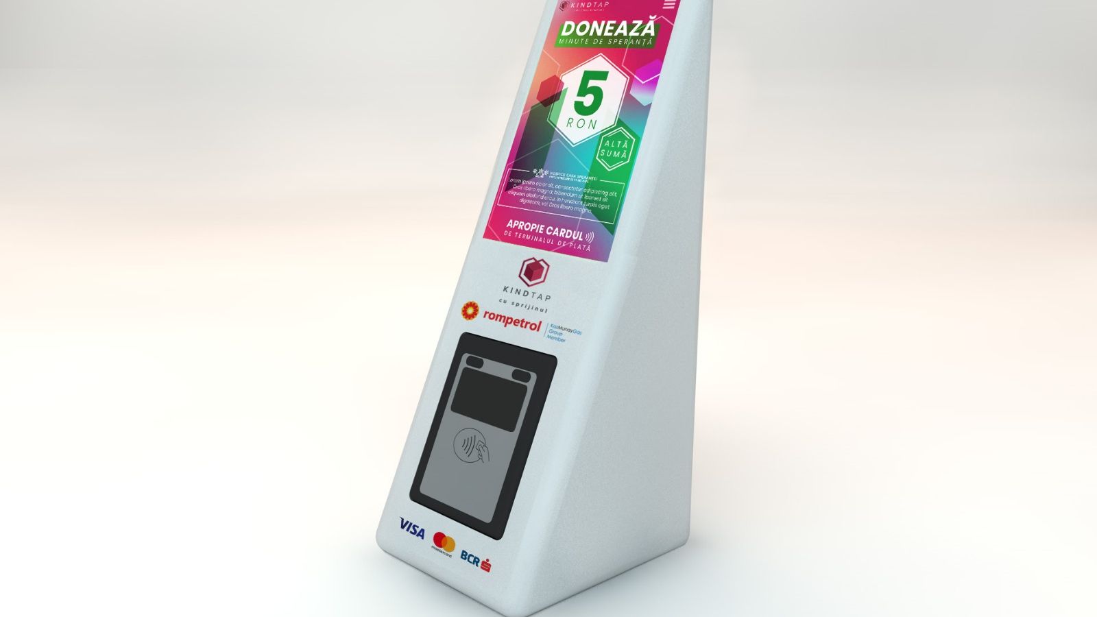 (P) KMG lnternational introduce Kindtap in reteaua sa de benzinarii Rompetrol din Romania, in beneficiul HOSPICE Casa Sperantei