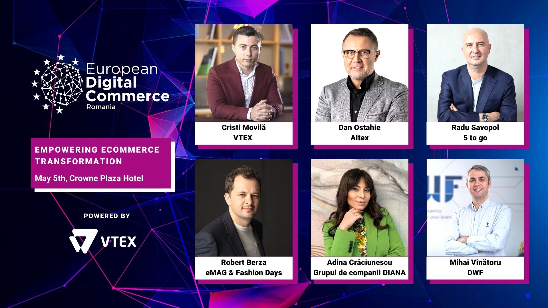 Evenimentul European Digital Commerce va avea loc pe 5 mai