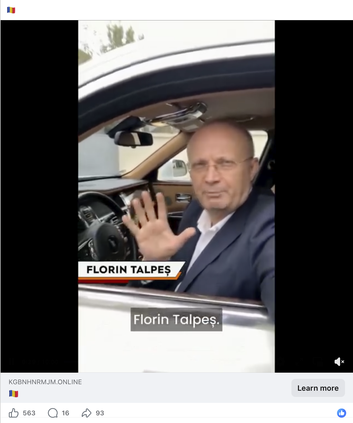Bitdefender avertizează asupra unei fraude online care folosește imaginea și vocea lui Florin Talpeș