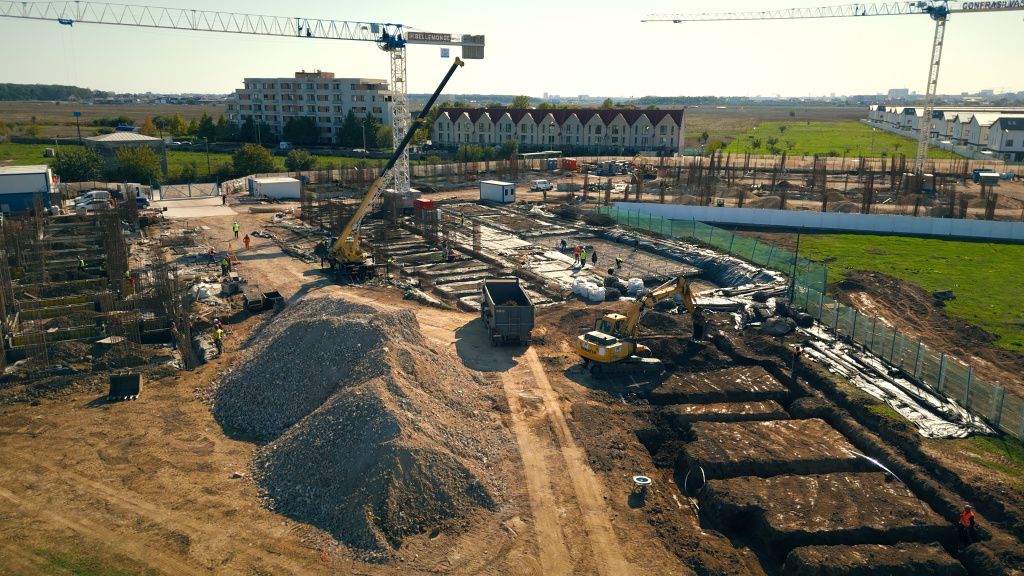 Cum arată șantierul unui nou proiect imobiliar de lux din nordul Capitalei - Imagine 18