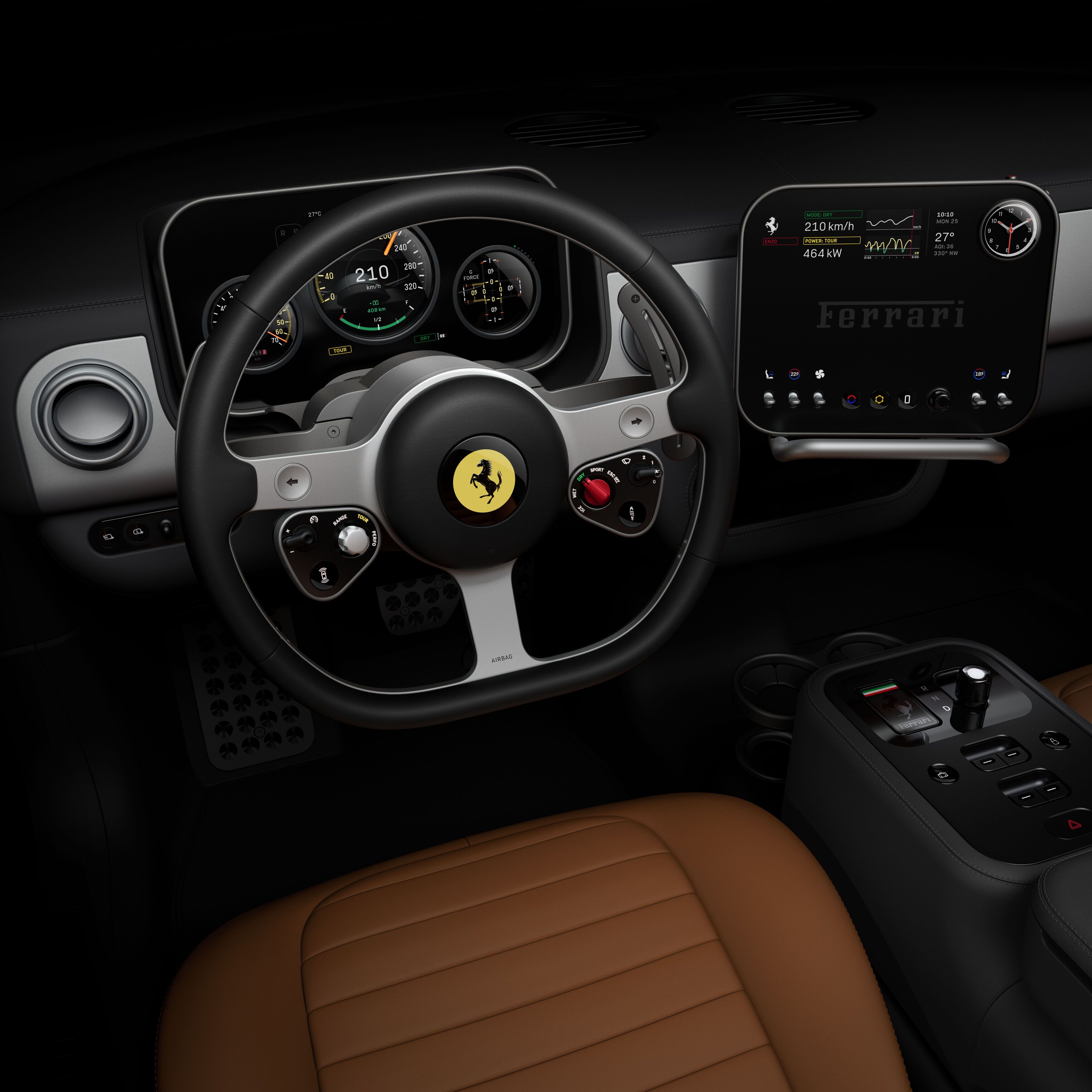 Ferrari anunță numele primului său model electric. Ce performanțe va avea - Poza 1