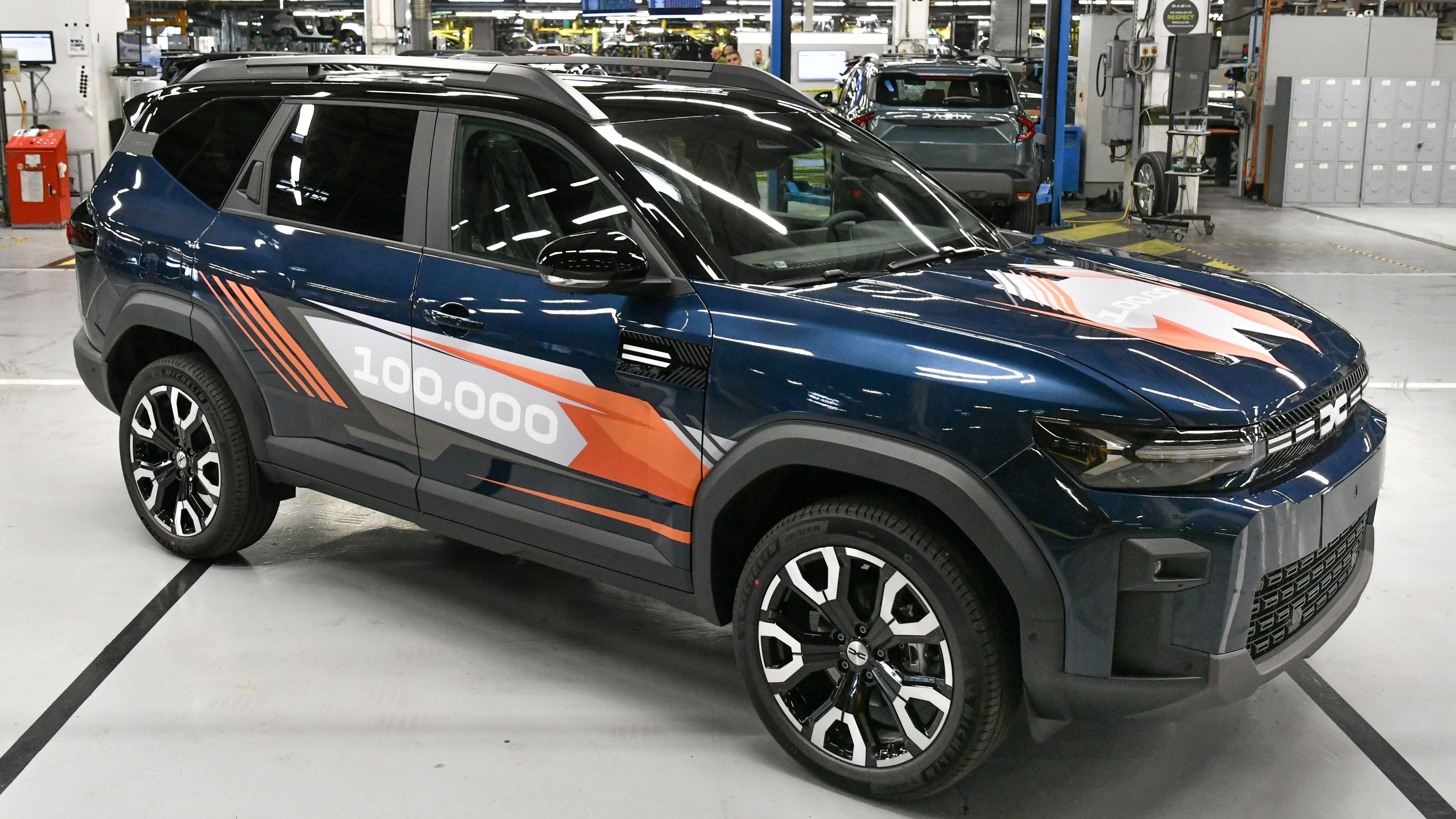 Dacia Bigster atinge borna de 100.000 de unități făcute la Mioveni