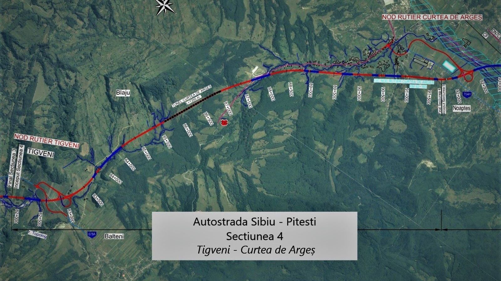 CNAIR a semnat contractul pentru proiectarea și execuția Secțiunii 4 a Autostrăzii Sibiu – Pitești