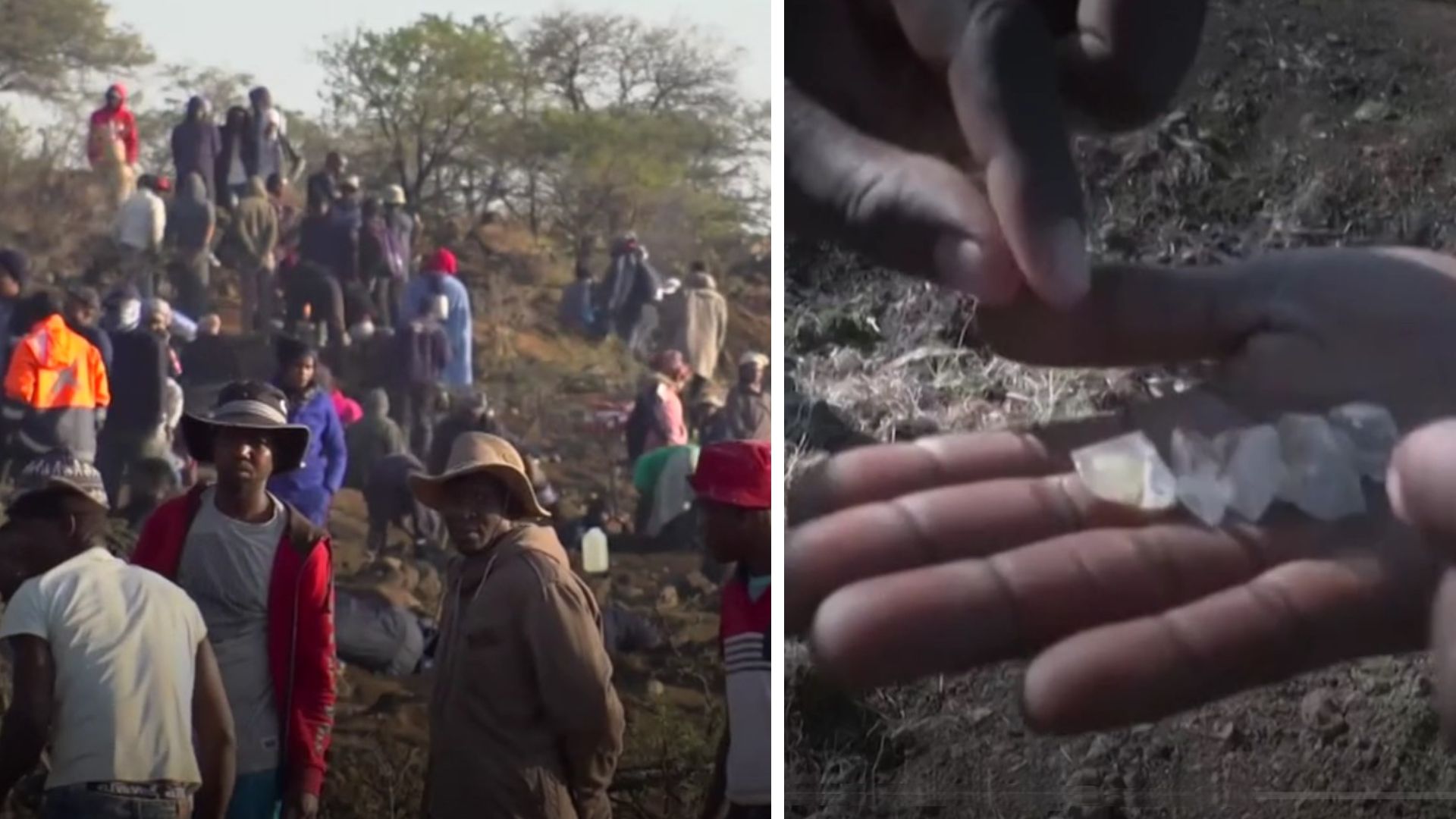 VIDEO | Un sat african invadat de mii de vânători de diamante!
