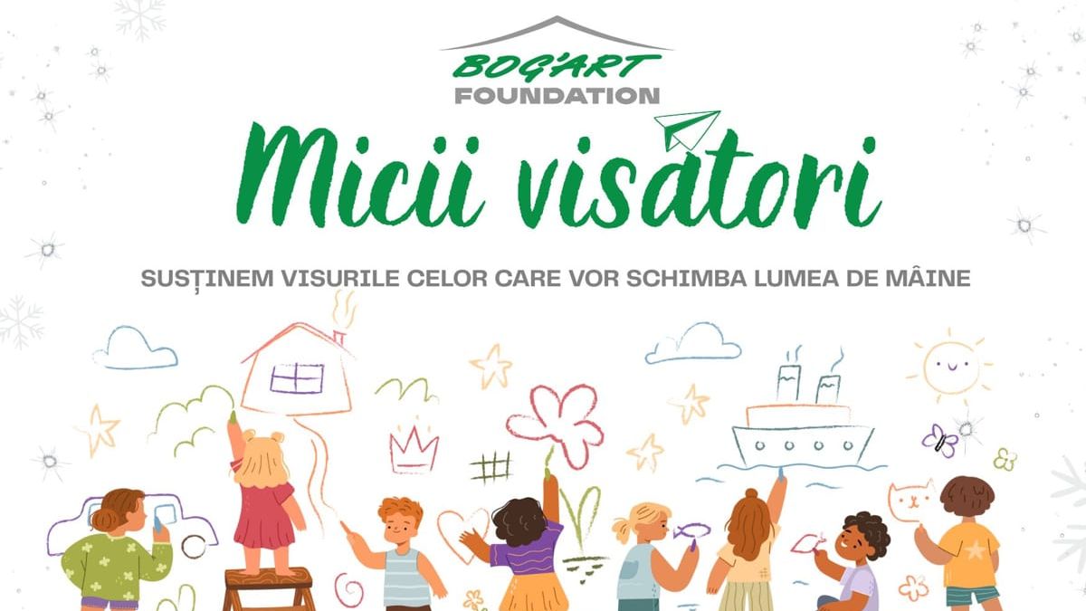 Fundația Bog’Art lansează programul „Micii visători” și le oferă cadourile mult visate copiilor cu rezultate bune la școală