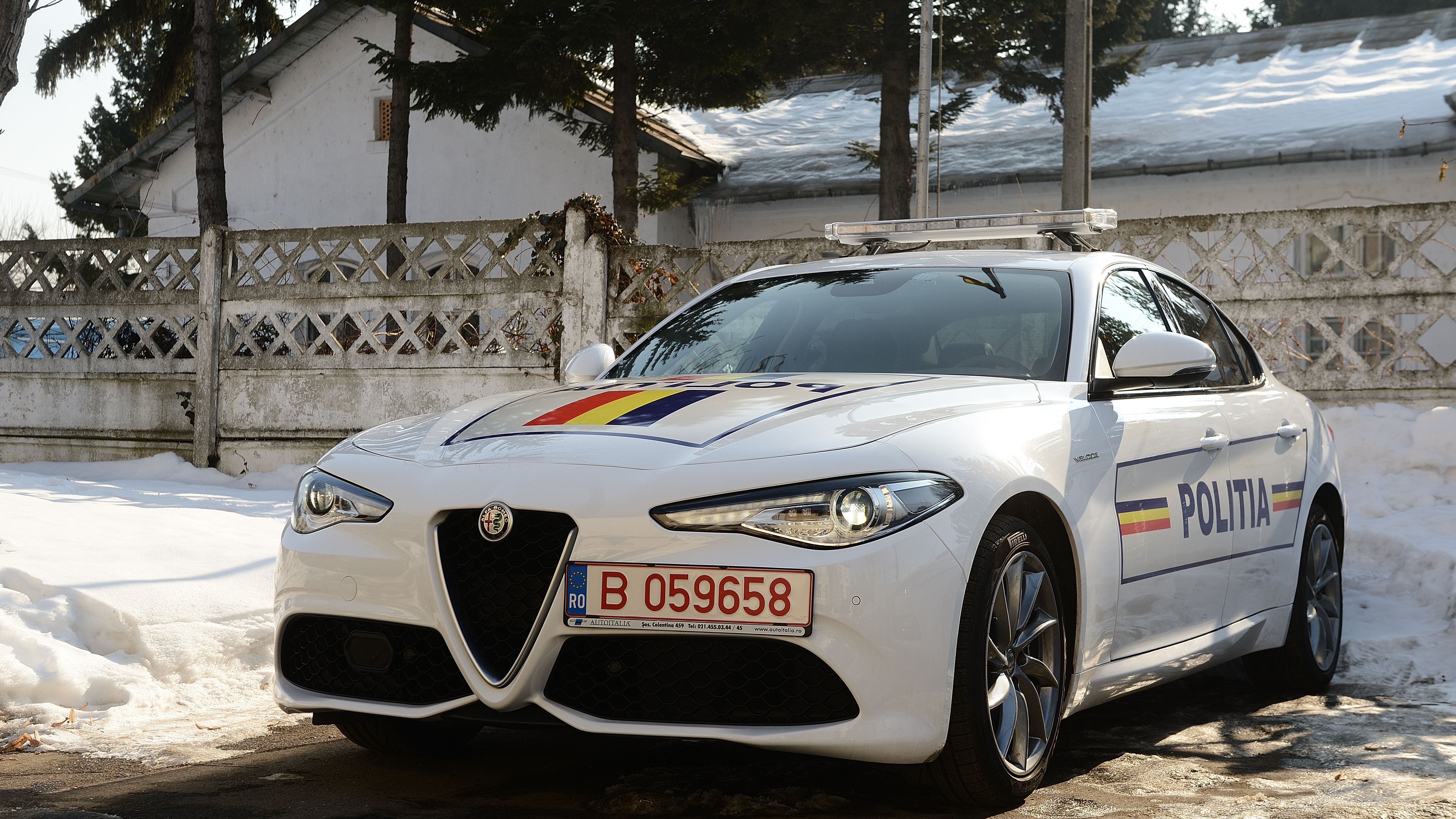 Politia Rutiera a primit pentru un an modelul Alfa Romeo Giulia Veloce 280 CP