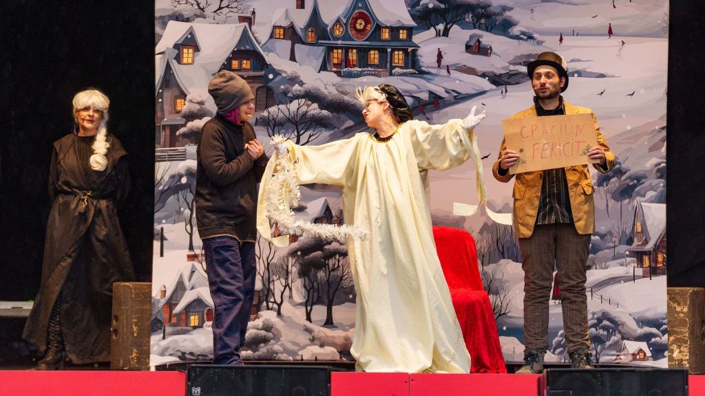 spectacol de teatru targ de craciun