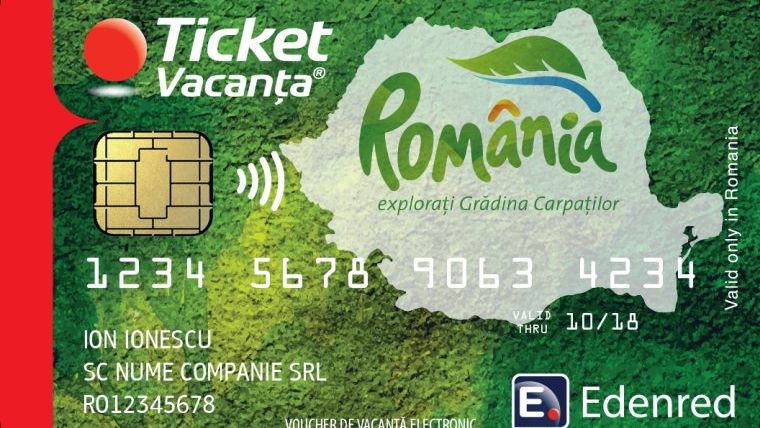 Premiera: Edenred emite vouchere de vacante si pe card