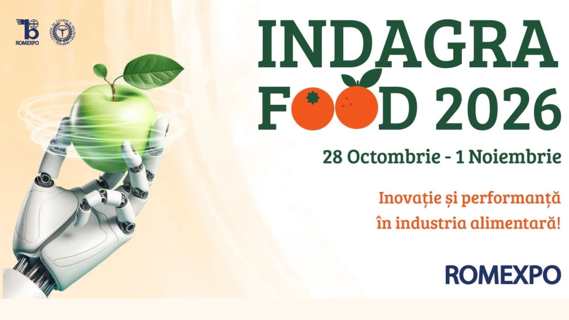 INDAGRA FOOD 2026: cinci zile de dezbateri, demonstrații, experiențe live și, în premieră, ateliere tematice pentru industria agroalimentară