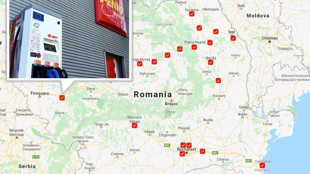 E.ON Energie România a instalat 19 stații de încărcare rapidă a mașinilor electrice