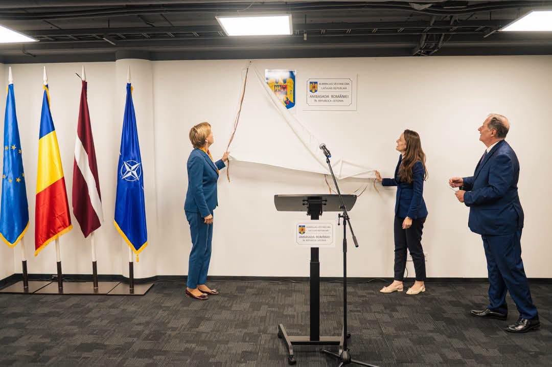 România inaugurează Ambasada de la Riga, pe fondul unui comerț record cu Letonia de 220 de milioane de euro