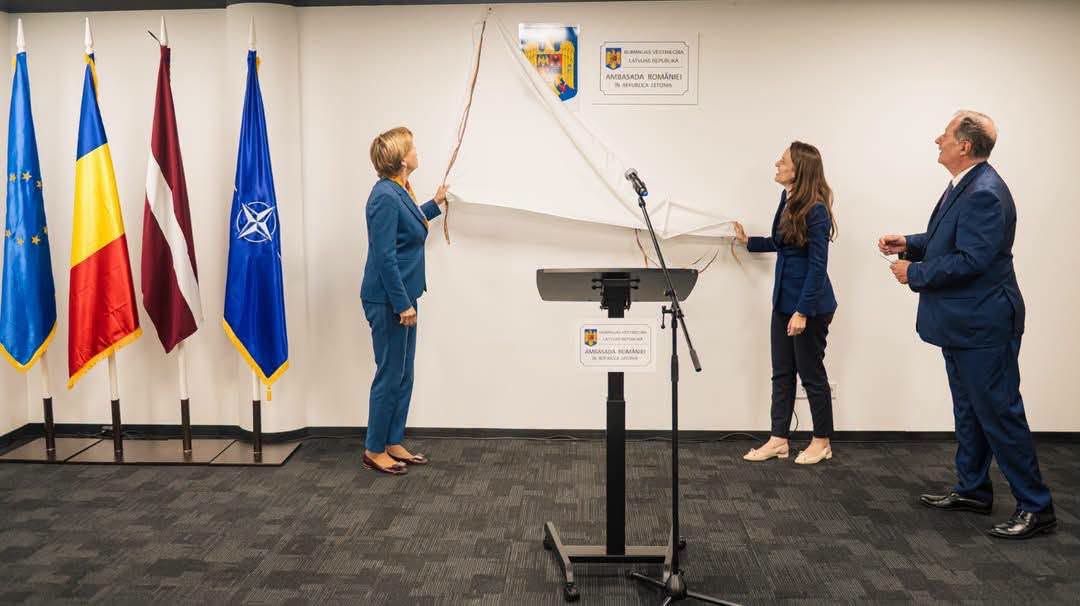 România inaugurează Ambasada de la Riga, pe fondul unui comerț record cu Letonia de 220 de milioane de euro