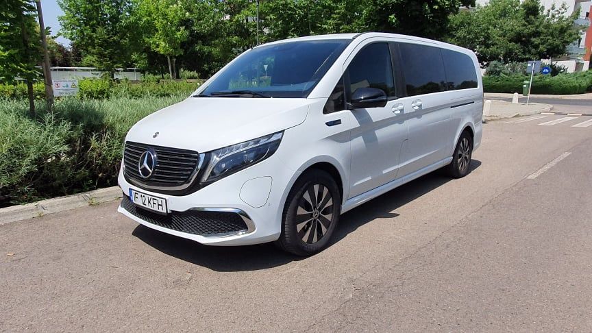 #WSDriveTest cu Mercedes-Benz EQV, un shuttle electric cu 8 locuri