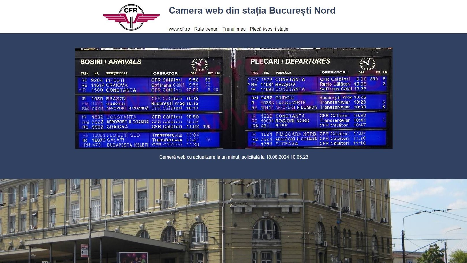 Trenurile CFR, date peste cap de viitură: întârzieri de peste 3 ore