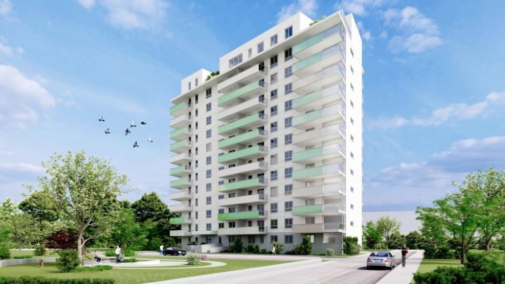 Radacini dezvolta proiectul de apartamente Aviatiei Tower, cu o investitie de 20 mil. euro, vizavi de mall-ul Promenada