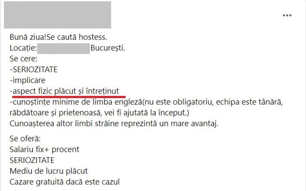 GALERIE FOTO: "žCăutăm hostess cu aspect fizic plăcut". Ce e greșit în acest anunț de angaj - Imagine 6