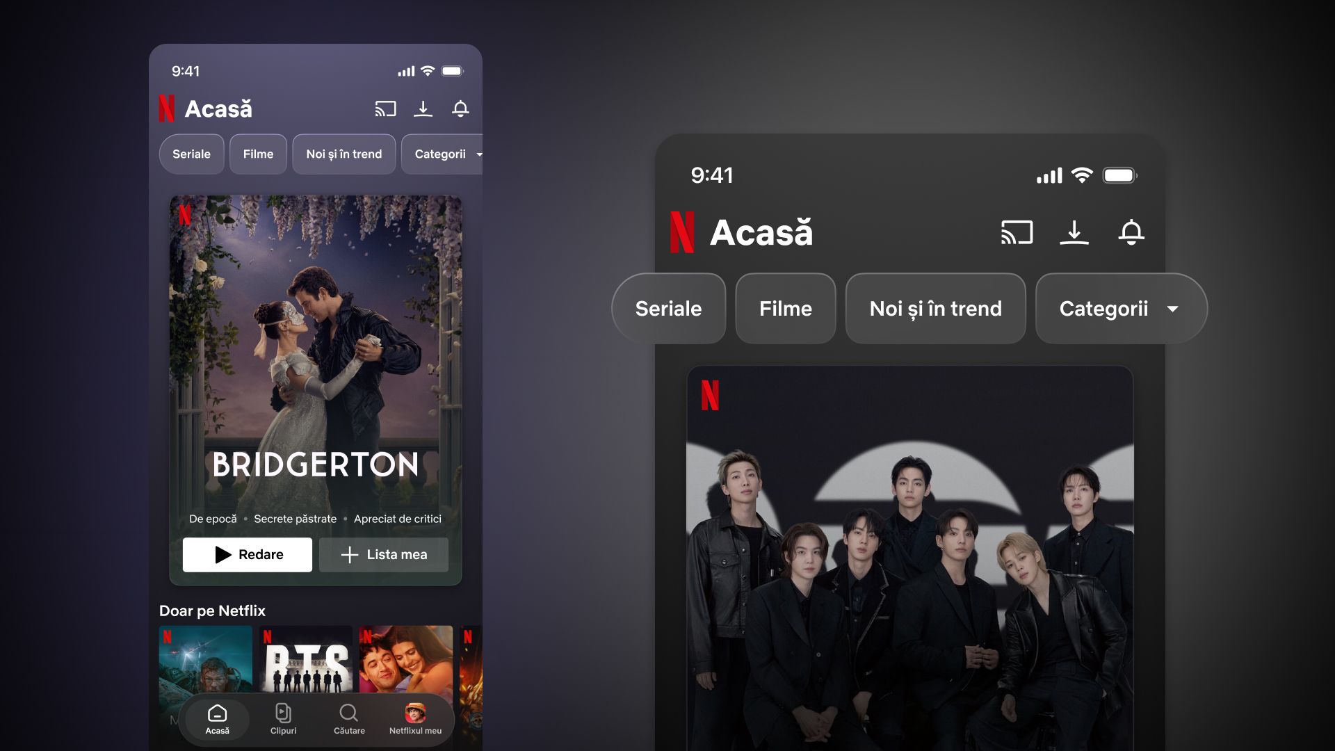 Netflix schimbă aplicația mobilă în România: Apare fluxul „Clipuri” și sunt introduse noi funcționalități