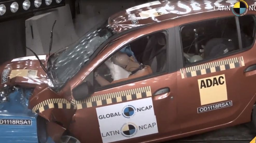 Sandero/Logan, rezultate dezamagitoare la testele Latin NCAP in 2018 - 1 stea