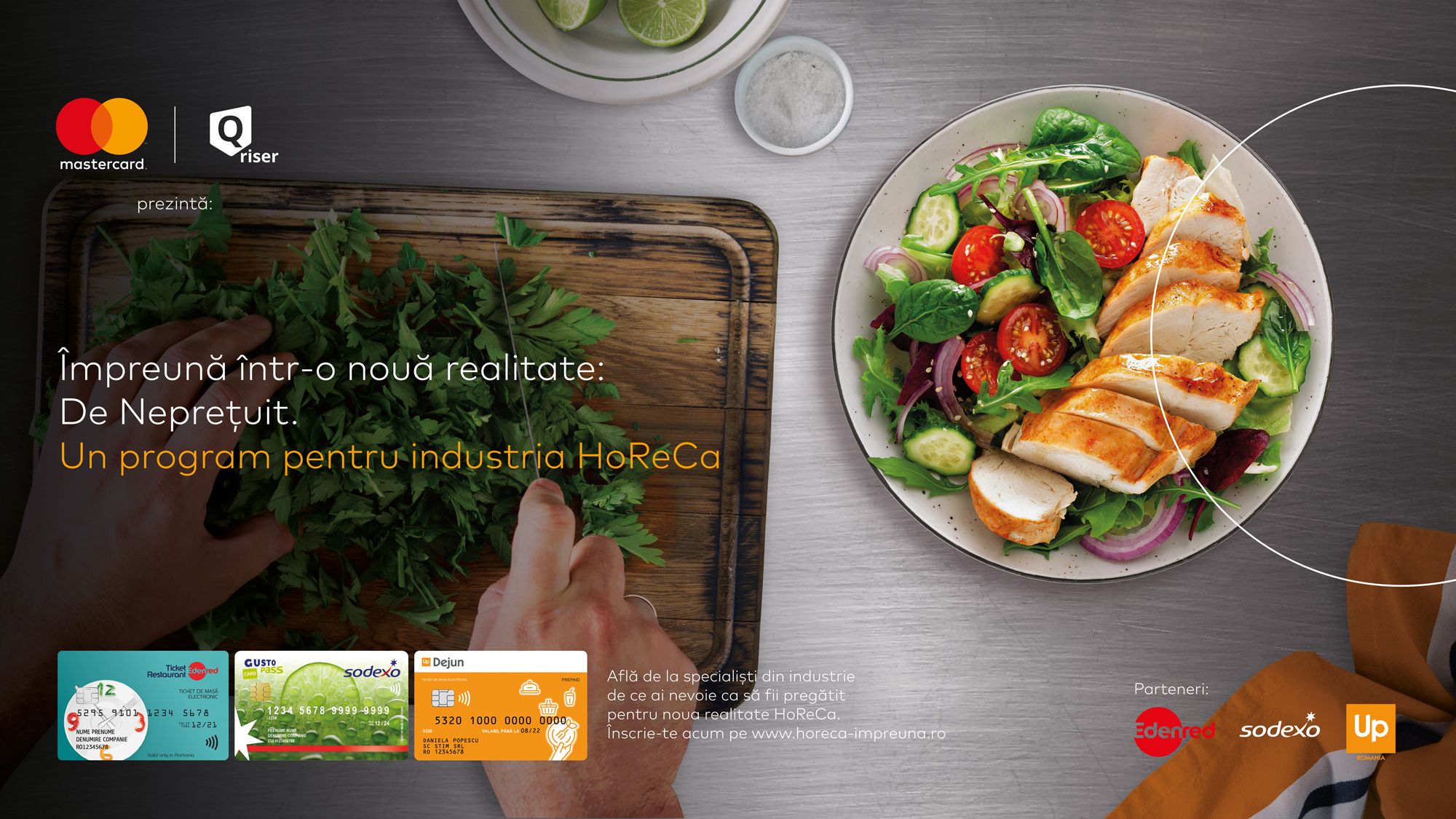 Mastercard lansează ”HoReCa Împreună”, alături de emitenții de tichete și carduri de masă: ce oferă programul