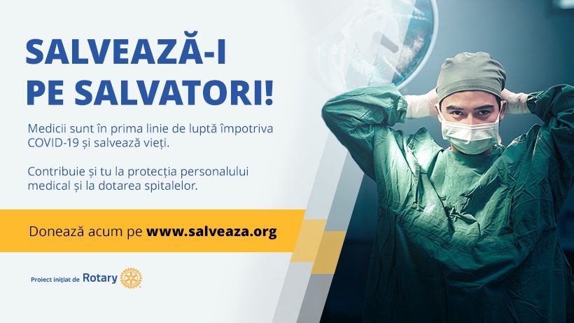 SALVEAZĂ-I PE SALVATORI! Campanie pentru personalul medical