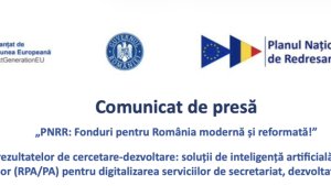 Update proiectul PNRR "Adoptarea tehnologiilor digitale avansate în cadrul societății MONEFY BUSINESS S.R.L."