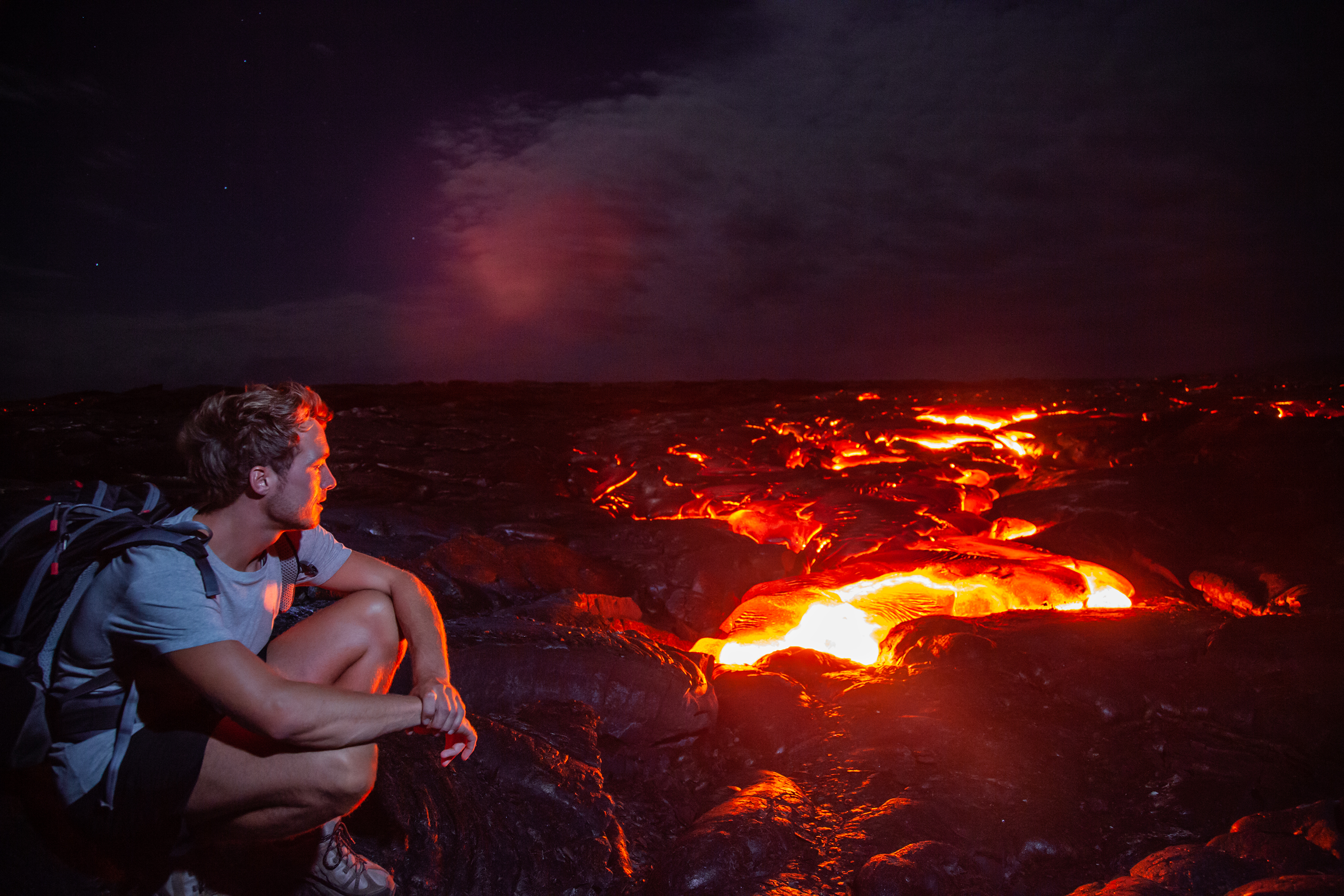 Parcul Național Vulcanii din Hawaii - Kilauea și Loa, cei doi 