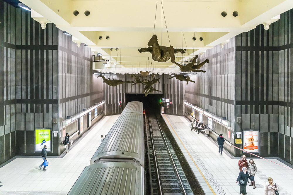Comte de Flandre Station, Bruxelles, Belgia