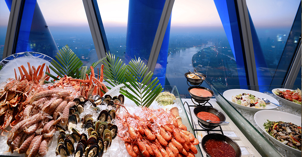Restaurant rotativ tip bufet mediteranean Twist - Guangzhou, China