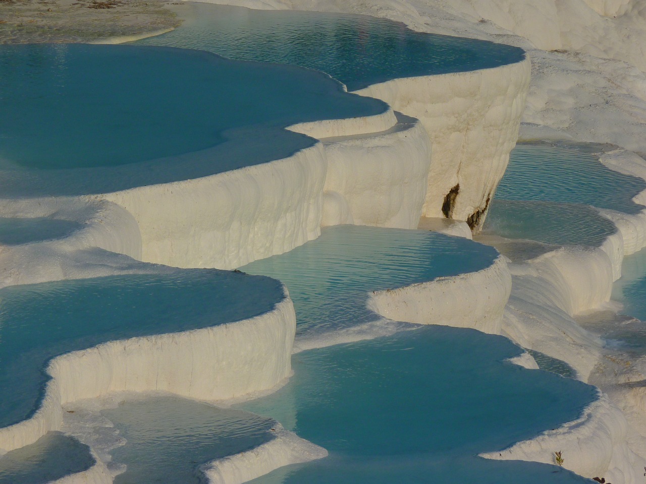 Locul 9: Terasele Pamukkale - Turcia