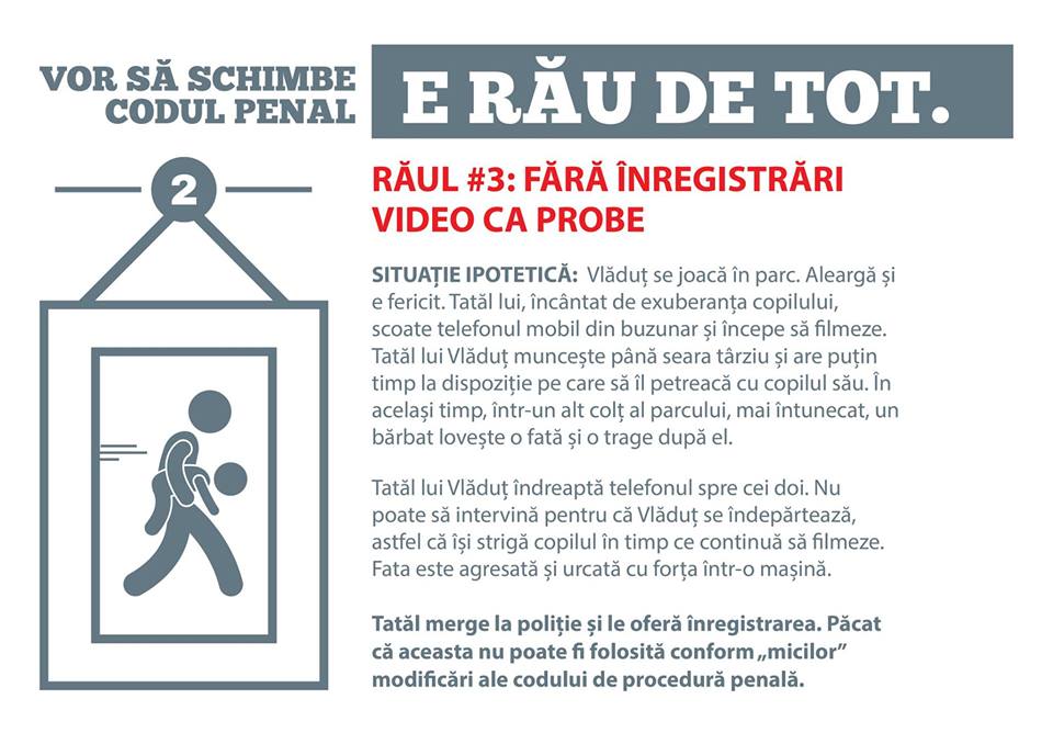 Raul #2: Fara inregistrari video ca probe