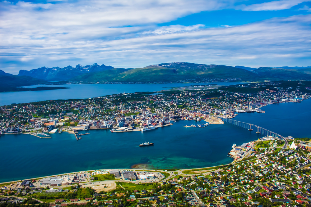 4. Tromsø, Norvegia 14 °C