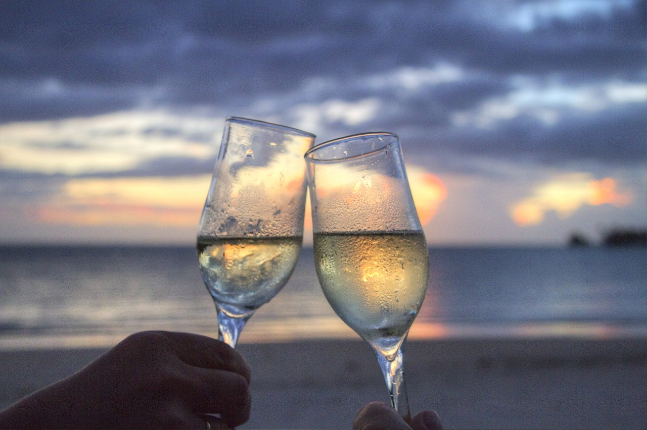 Vanzare de spumant si prosecco pe tricicleta
