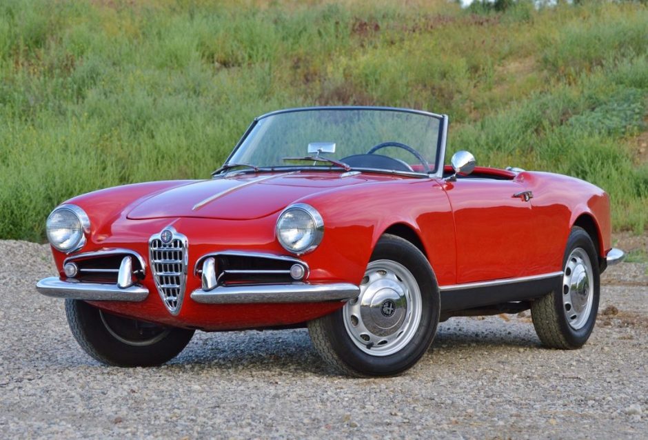 Anii '50 - Alfa Romeo Giulietta Spider