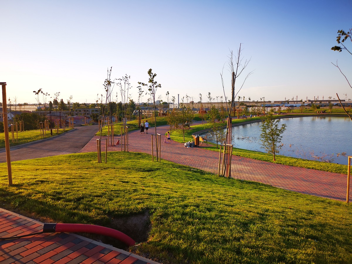 Parcul, aproape finalizat