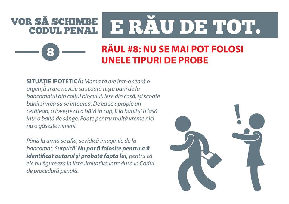 Raul #8: Nu se mai pot folosi unele tipuri de probe