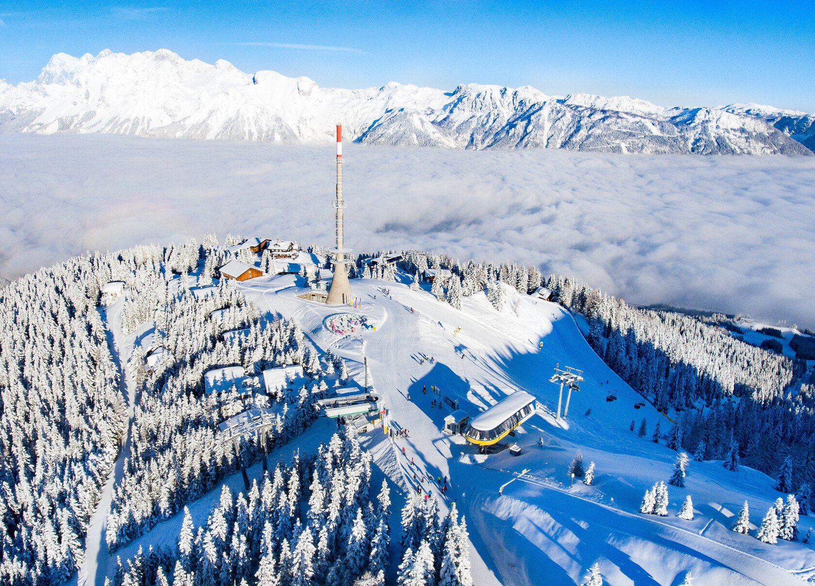 Locul 1 - 4-Berge-Skischaukel Schladming (Austria)