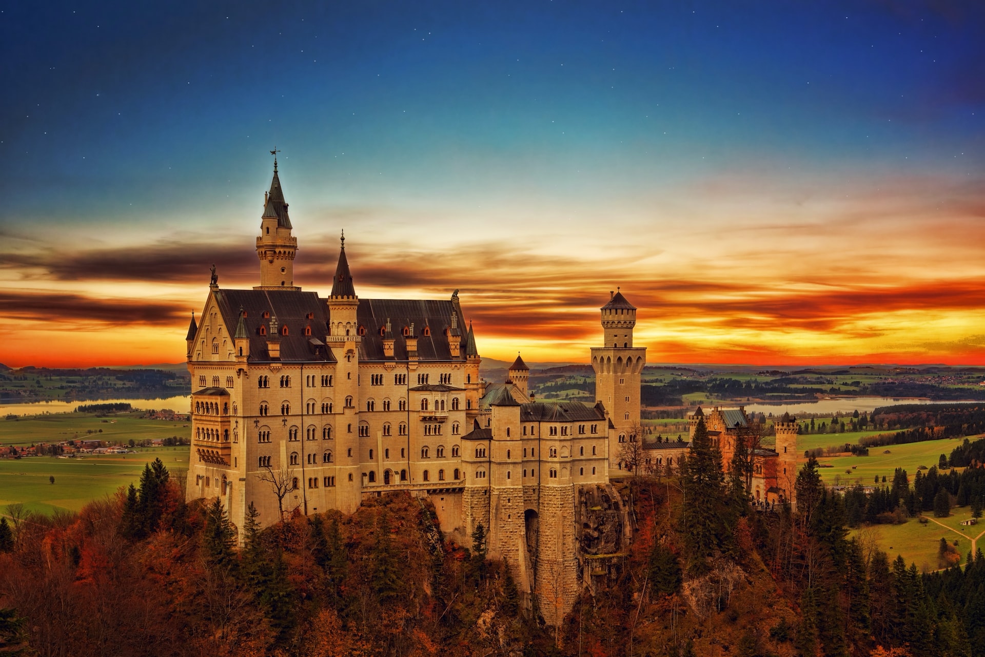 Castelul Neuschwanstein, Bavaria, Germania
