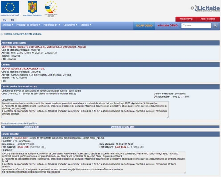 Firma din satul Potigrafu, pe val